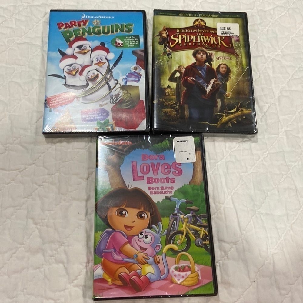 DVD’s. New and still sealed. Children’s dvds​​​​​​​​​